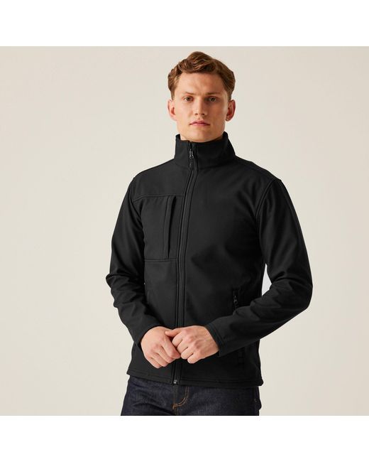 Regatta Black Octagon Ii Printable 3 Layer Jacket for men