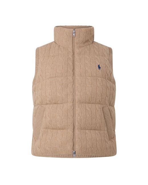 Polo Ralph Lauren Natural Knitted Gilet