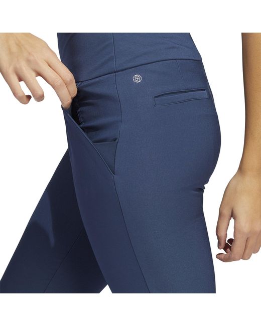 Adidas Blue Pull On Ankle Pants
