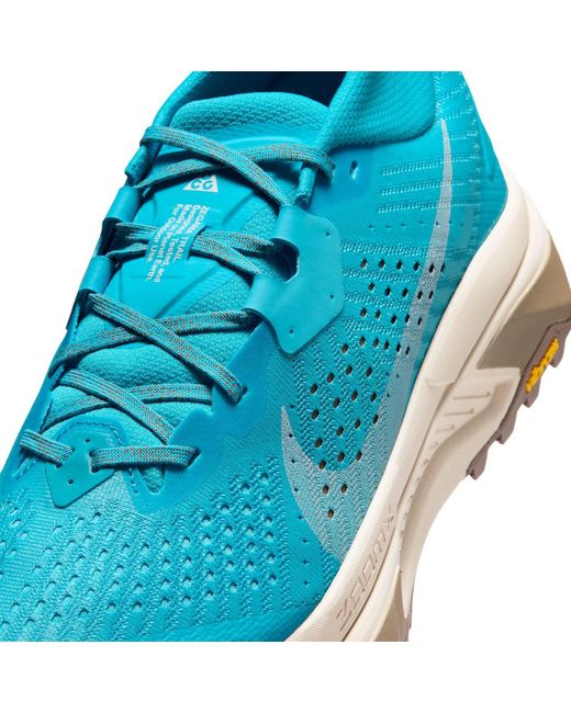 Nike Blue Acg Zegama Trail Running Shoes for men