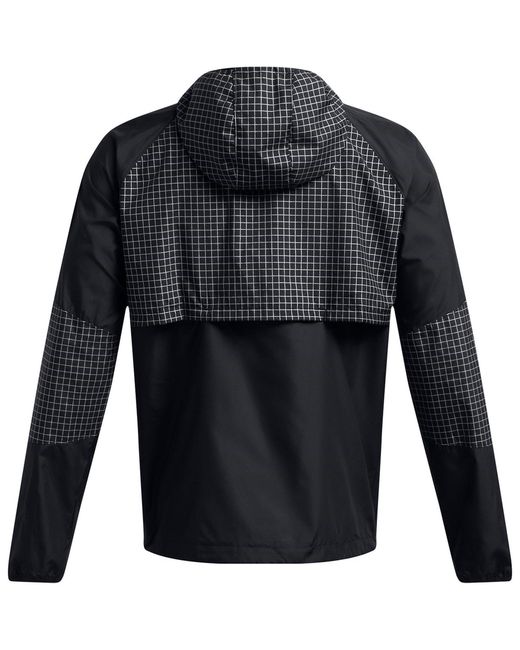 Under Armour Blue Launch Elite Water-Resistant Reflective Performance Running Jacket for men