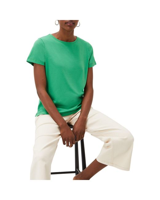 Phase Eight Green Huntly Stitch Detail T-Shirt