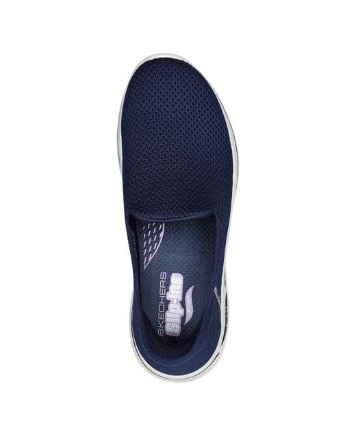 Skechers Blue Slip On Trainers