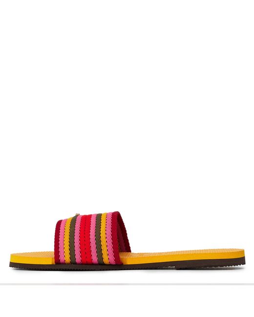 Havaianas Red Hav. You Malta Mix Flip Flops