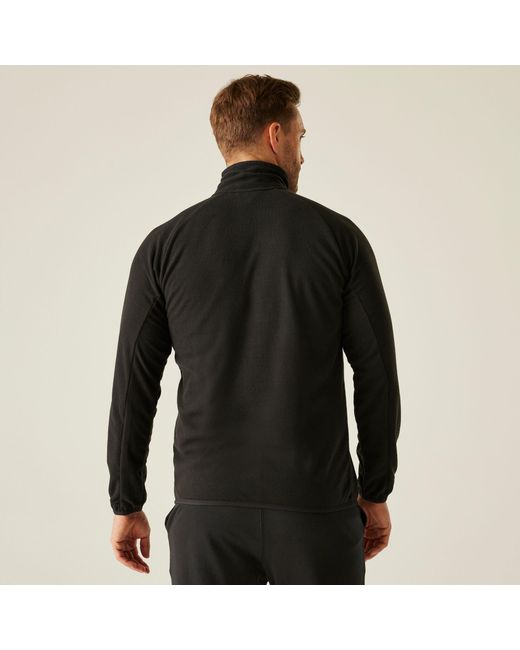 Regatta Black Navigate Half-Zip Fleece for men