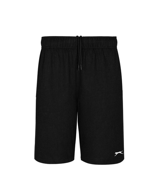 Slazenger 1881 Black Jersey Shorts for men