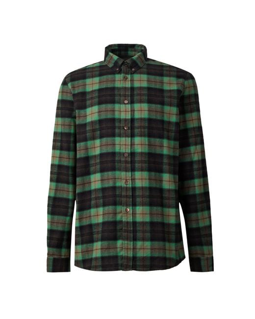 Paul Smith Green Ps Check Shirt Sn64 for men