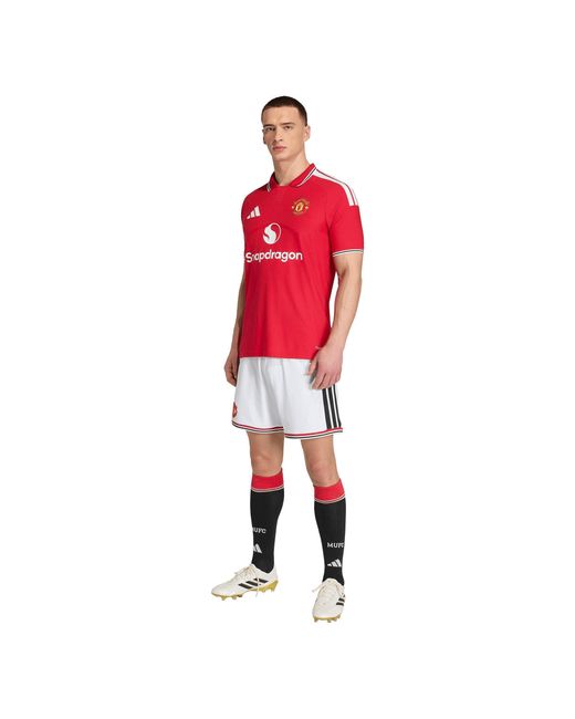 Adidas Red Manchester United Authentic Home Shirt 2026/27 for men