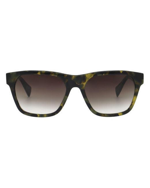 AllSaints Brown Milo Wayfarer Sunglasses