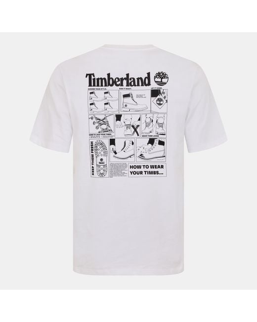 Timberland White T-Shirt for men