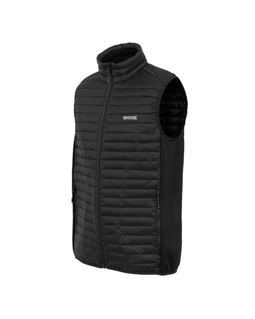 Regatta Black Andreson Hybrid Water-Repellent Bodywarmer for men