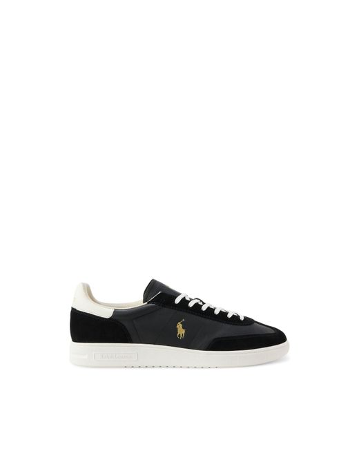 Polo Ralph Lauren Black Bedford Low-Top Trainers for men