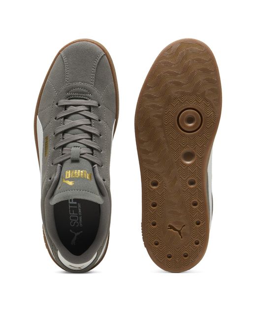 PUMA Gray Low-Top Trainers for men