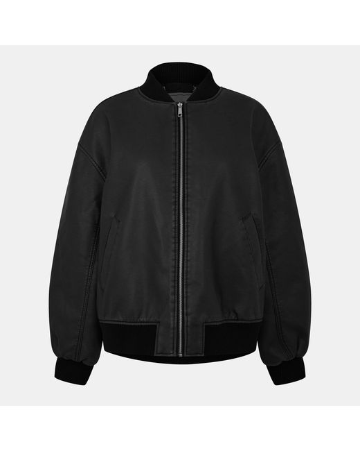 Jack Wills Black Aviator Jacket