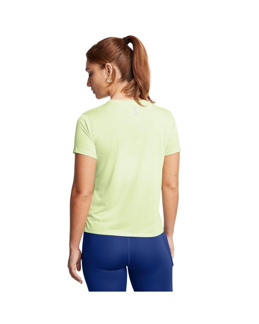 Under Armour Yellow Streaker Ss Running Top