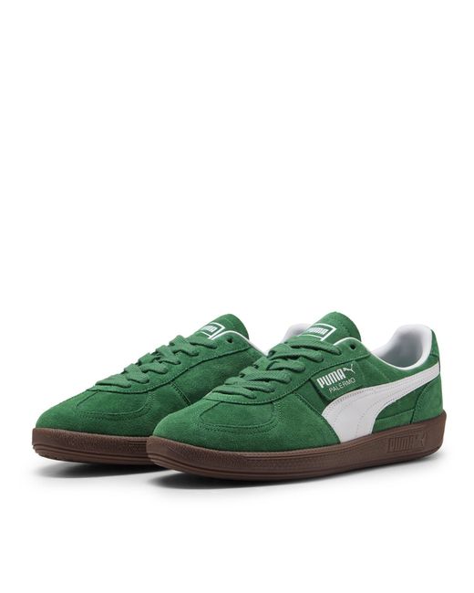 PUMA Green Palermo Trainers for men