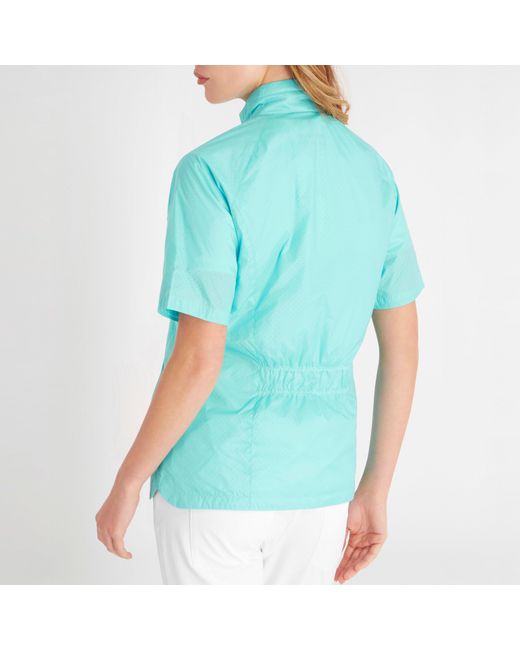 Calvin Klein Blue Weather Resistant Performance Golf Jacket