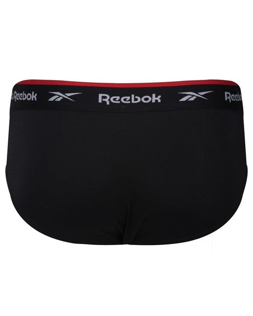 Reebok Black 3 Pack Performance Briefs for men