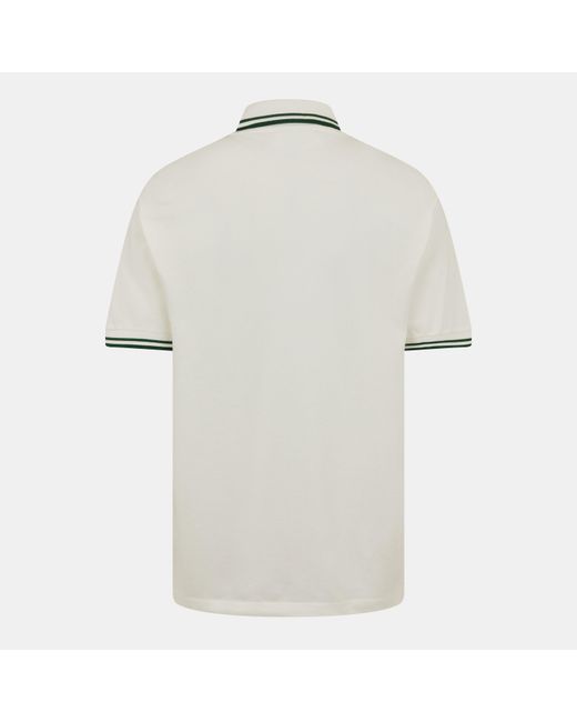 Lacoste White Short Sleeve Polo Shirt for men