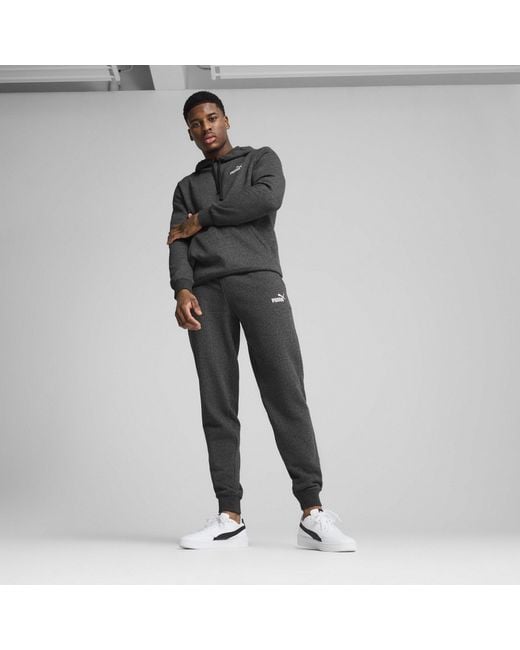 PUMA Gray No 1 Logo Jogging Pants for men