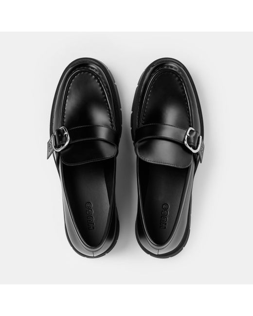 HUGO Black Kris Loafers