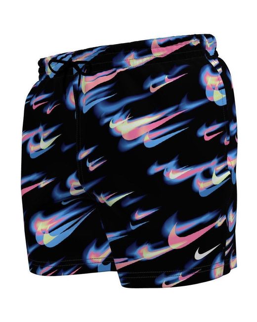 Nike Blue Swim Breaker 5 Brief-Lined Volley Short for men
