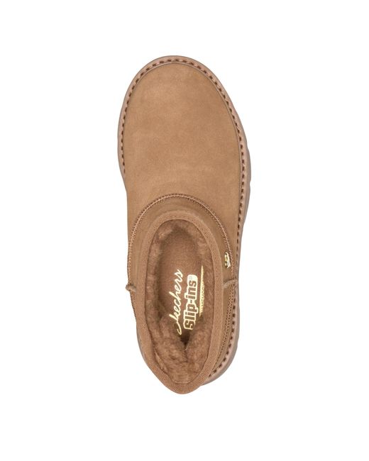 Skechers Brown Cozy Mini Snug Boots