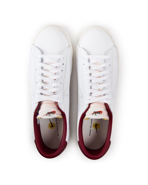 Nike White Tennis Classics Sn63 for men