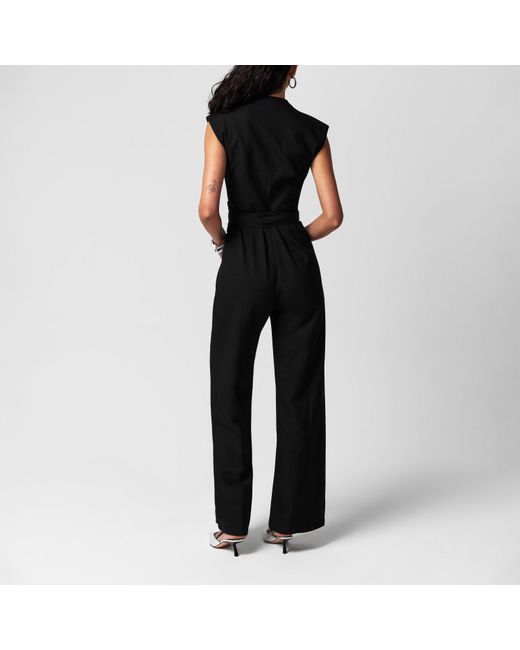 Odd Muse Black Wrap Jumpsuit