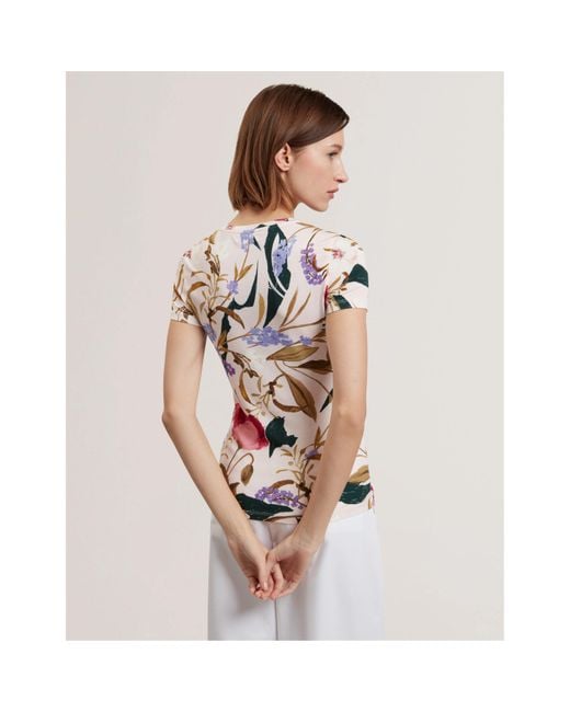 Ted Baker Multicolor Slim Fit Print T-Shirt