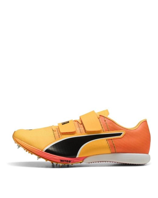 PUMA Orange Triple Jump Nitro Elite 2 Track Running Spikes for men