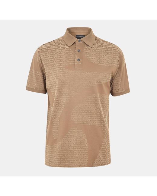 Emporio Armani Natural Short-Sleeve Polo Shirt for men