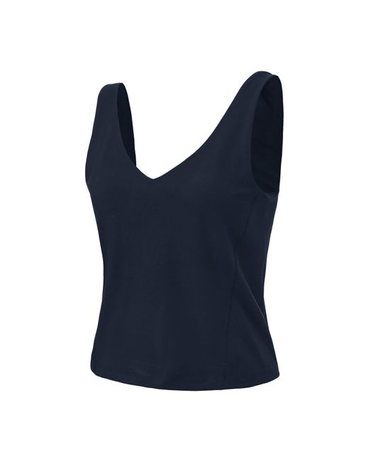 La Gear Blue V-Neck Active Tank Top