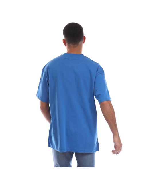 Avirex Blue Mccarren Oversized Fit Oversized T-Shirt for men