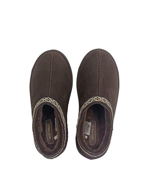 Jack Wills Black Platform Slip-On Snug