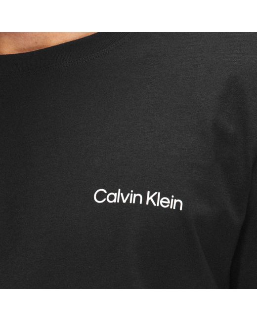 Calvin Klein Black Core Logo T Shirt for men