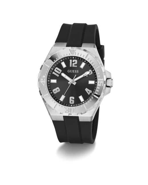 Guess Metallic Analogue Quartz Watch for men
