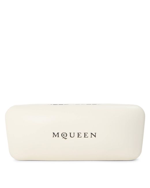 McQueen Blue Am0477S Aviator Sunglasses for men