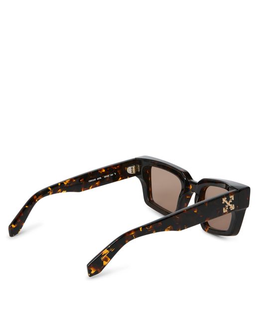 Off-White c/o Virgil Abloh Black Richardson Rectangle Sunglasses for men