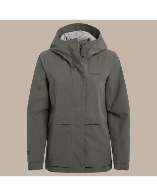 Craghoppers Green Maryam Waterproof Aquadry Jacket