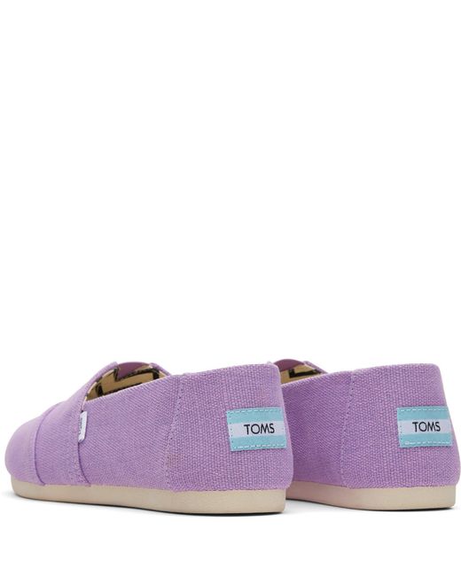TOMS Purple Alpargata Classic Espadrilles Size 3