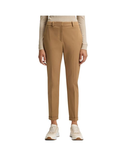 Boss Natural Tachinoa Straight Leg Trousers