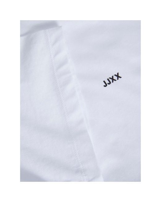 JJXX Blue Andrea Loose Logo T-Shirt Ladies