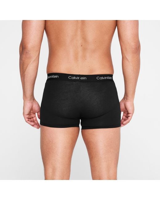 Calvin Klein Black 365 2 Pack Trunks for men