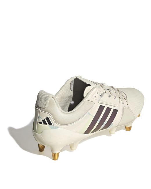 Adidas White Rs15 Avaglide Soft Ground Rugby Boots