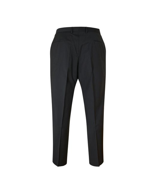 HUGO Black Slim Fit Trousers for men