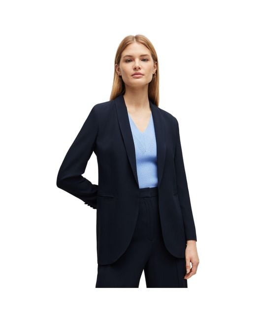 Boss Blue Jirea Tailored Formal Jacket