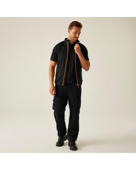 Regatta Black Navigate Fleece Bodywarmer for men