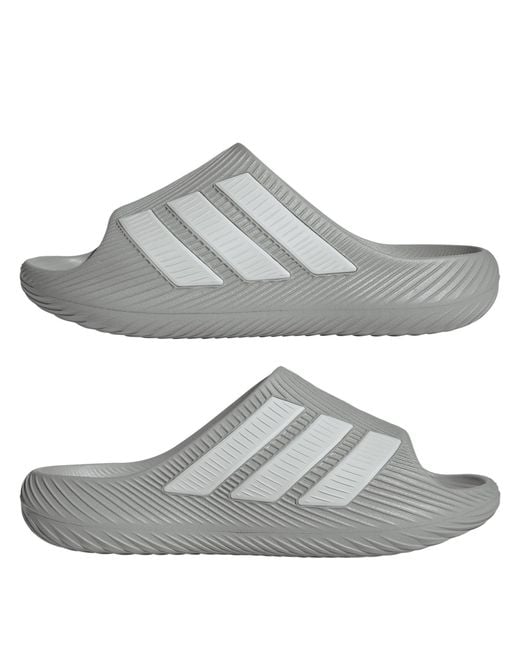 Adidas Gray Pool Sliders for men