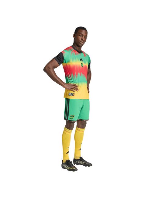 Adidas Green Jamaica Pre-Match Shirt 2026 for men